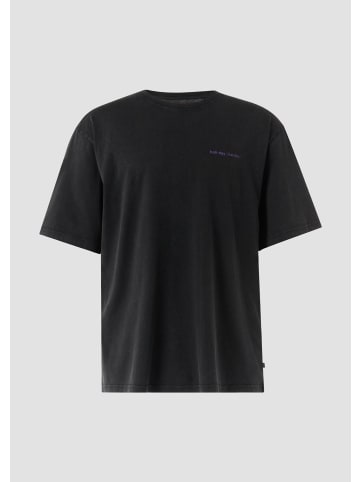 QS T-Shirt kurzarm in Schwarz