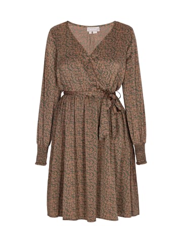 Usha Damen Dress in Grün Orange