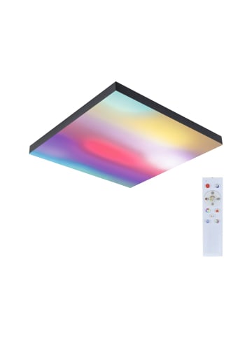 paulmann LED Panel Velora Rainbow eckig 450x450mm RGBW dimmbar in Schwarz