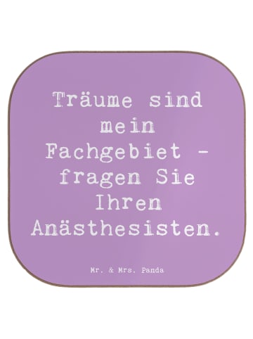 Mr. & Mrs. Panda Untersetzer Glas Spruch Anästhesist Träume mit ... in Lavendeltraum