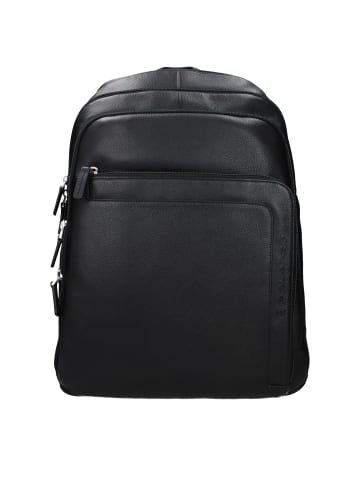 Piquadro Schwarz Leder Rucksack