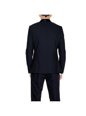 Schwarz Polyester Blazer