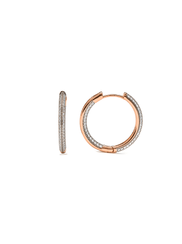 Luxenter Ohrringe Jasoy mit 18 Karat Gelbgold-Finish – JASOY
