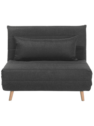 Beliani Einzelsofa SETTEN in Grau/Braun - (W) 104 x (H) 82 x (L) 90 cm