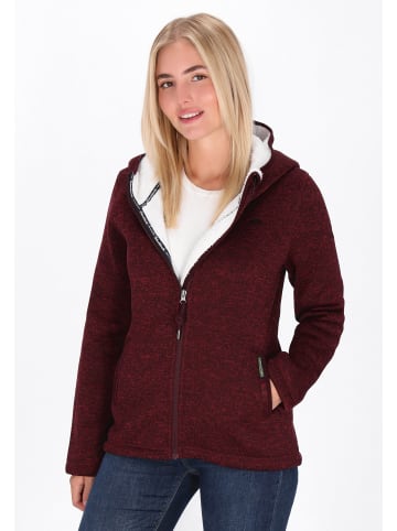 Schmuddelwedda Jacket in burgundy melange
