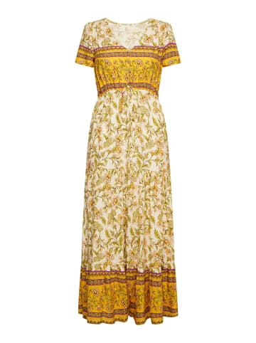 VIRITA Women Sommerkleid in Wollweiss Mehrfarbig