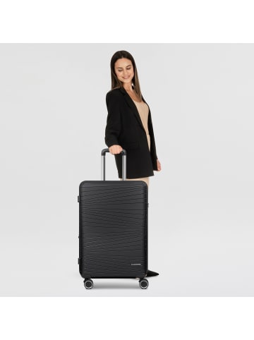 Franky Dallas 3.0 4 Rollen Trolley M 65 cm mit Dehnfalte in black