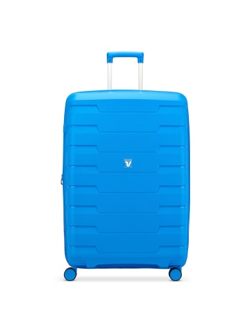 Roncato Skyline 2.0 4 Rollen Trolley 79 cm mit Dehnfalte in himmelblau