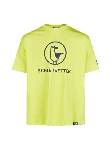 SCHIETWETTER T-Shirt "Fabian", in lime/navy