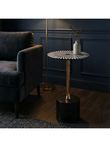 FineBuy Beistelltisch in Bunt / Aluminium / 30x30x49