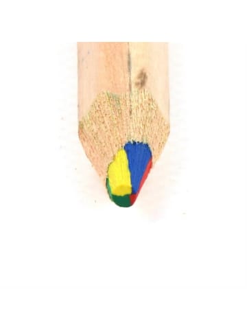 ÖkoNorm Vierfarbstift "Regenbogen", dick , 1 Stk - ab 3 Jahren