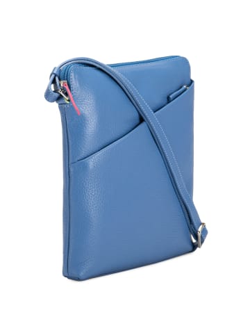 MYWALIT Milano Umhängetasche Leder 24 cm in pitch blue