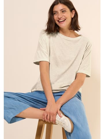 Cecil Shirt mit Dekosteinen in Beige