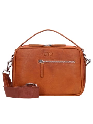 mano Don Pietro Umhängetasche Leder 26 cm in cognac