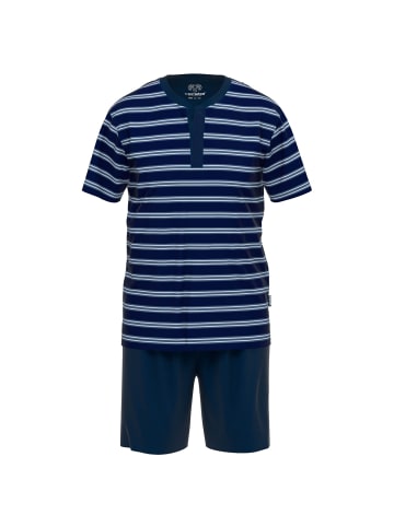CECEBA Pyjama in Blau/Weiß
