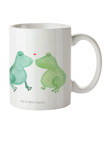 Mr. & Mrs. Panda Kindertasse Frosch Liebe ohne Spruch in Weiß