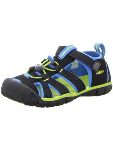 Keen Outdoorsandalen SEACAMP II CNX in Black/Brilliant Blue
