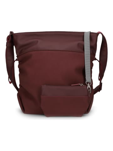 Zwei Jana Umhängetasche 33 cm rubin