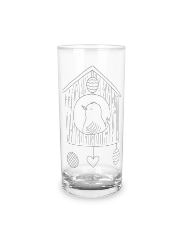 Mr. & Mrs. Panda Wasserglas Vogelhaus Home ohne Spruch in Transparent