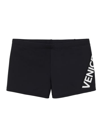 Venice Beach Boxer-Badehose in schwarz