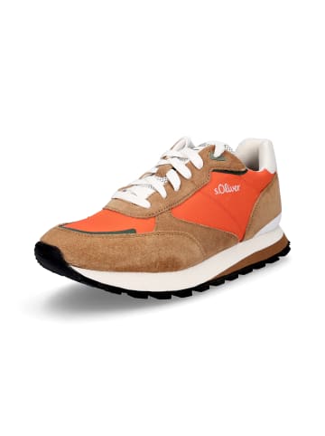 S. Oliver Sneaker in orange braun