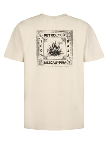Petrol Industries T-Shirt mit Rückenprint Calor in Weiß