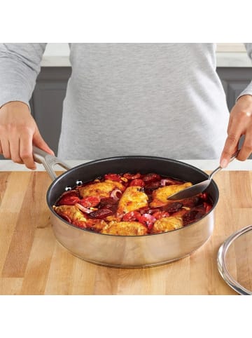 NINJA Bratpfanne C60126EU ZEROSTICK Sauteuse 26 cm in silber