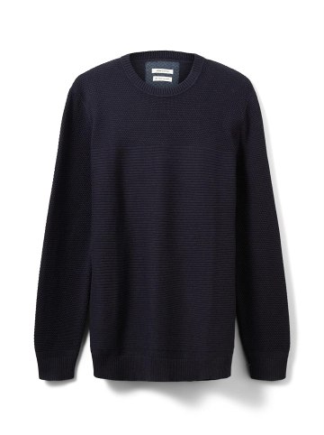 Tom Tailor V-Pullover für Herren in marineblau