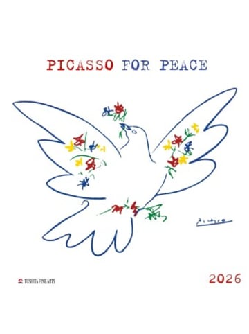 TUSHITA Kalender - Pablo Picasso - For Peace 2026