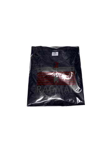 Ragman Rundhals T-Shirt für Herren in marineblau