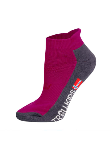 Trollkids Wandersocken Low Cut II in berry