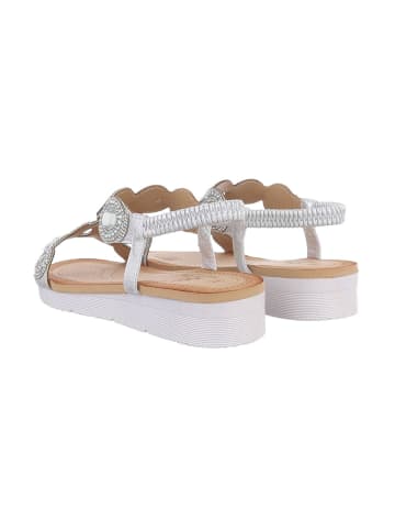 Ital-Design Sandale & Sandalette in Silber