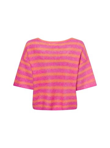 American Vintage Kurzarmpullover Nenybay in pink orange - 0001