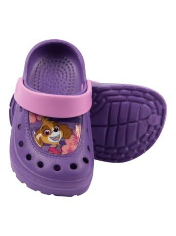 Paw Patrol Paw Patrol Clogs Skye Sandalen Pantoletten Gartenschuhe rutschfest in lila