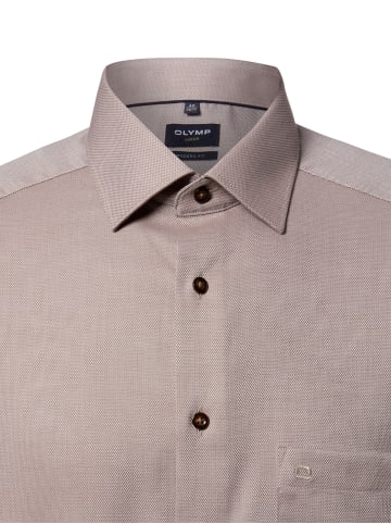 OLYMP  Hemd in taupe