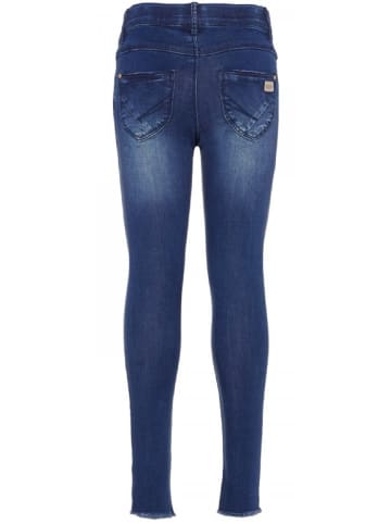 name it Mädchen Jeans Knee-Cut-Detail in Blau