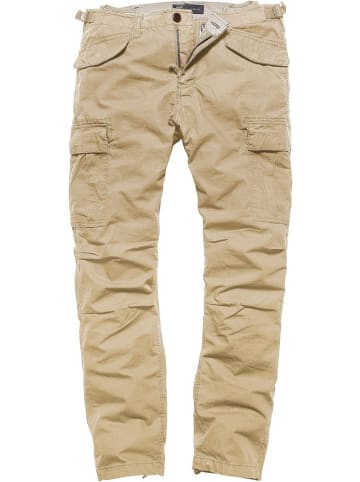 Vintage Industries Cargohose in Beige
