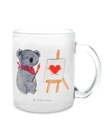 Mr. & Mrs. Panda Teetasse Koala Künstler ohne Spruch in Transparent