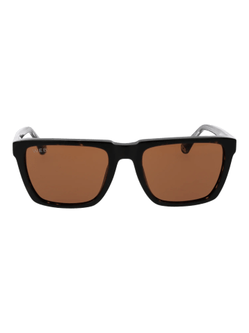 Web Männer Sonnenbrille Quadratisch Schwarz