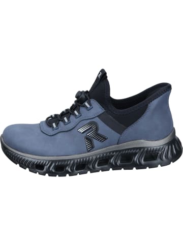 rieker Slipper in blue/negro/schwarz