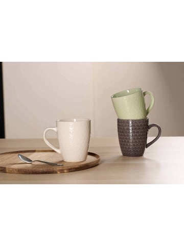 Ritzenhoff & Breker 4er Set Henkelbecher Floris 350 ml in Grau