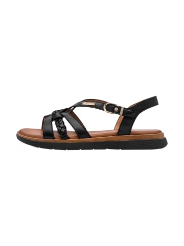Tamaris Ledersandalen Comfort Schwarz