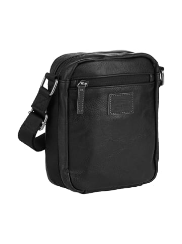 Camel Active TRACES Umhängetasche mit verstellbarem Schulterriemen in Schwarz