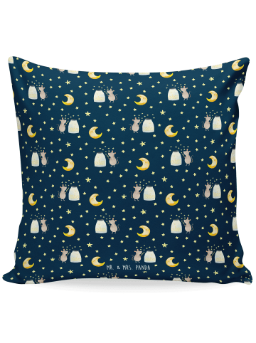 Mr. & Mrs. Panda kuschelkissen 40x40 Maus Sterne ohne Spruch in Blau