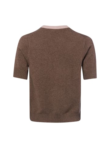 Marie Lund Strickshirt in mocca - 0002