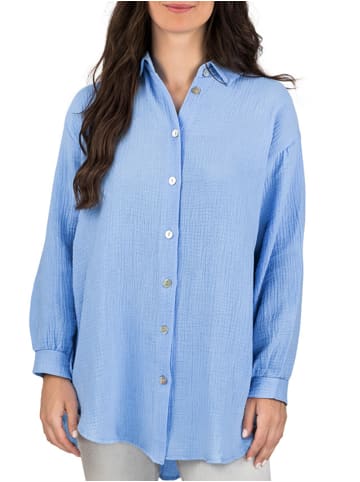 DENIMFY Hemd DFMathilda in Blau