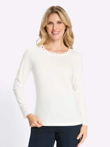 Sieh an! Langarmshirt in ecru