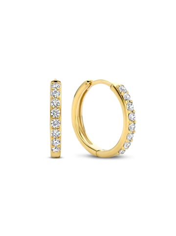Parte Di Me Ohrringe Santa maria "della base" mit Zirkonia in Gold