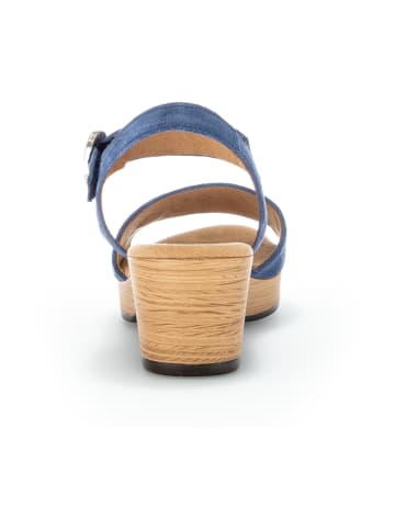 Gabor Comfort Plateau Sandaletten in Blau