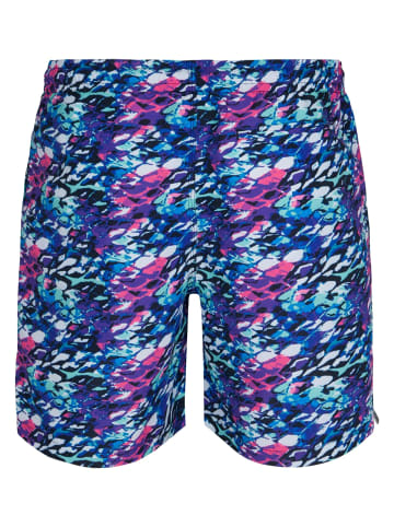 Urban Classics Badeshorts in blue/pink